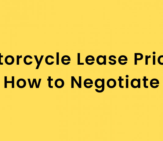Motorcycle Lease Prices How to Negotiate