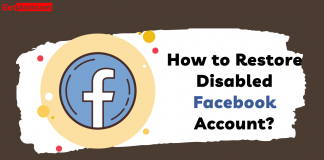 recover facebook disabled account