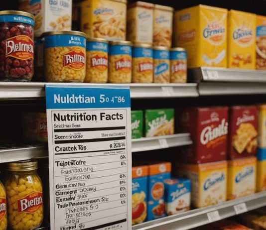 food labels
